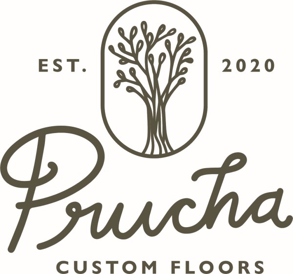 prucha custom floors logo